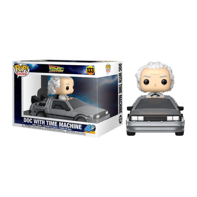 Funko POP Doc con Maquina del Tiempo 133 Regreso al Futuro
