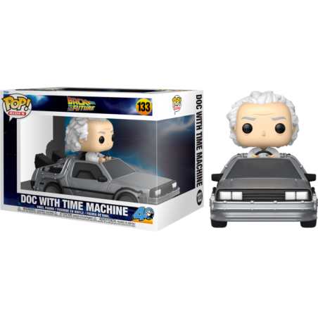 Funko POP Doc con Maquina del Tiempo 133 Regreso al Futuro