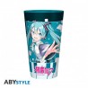 Vaso de cristal largo Miku Hatsune