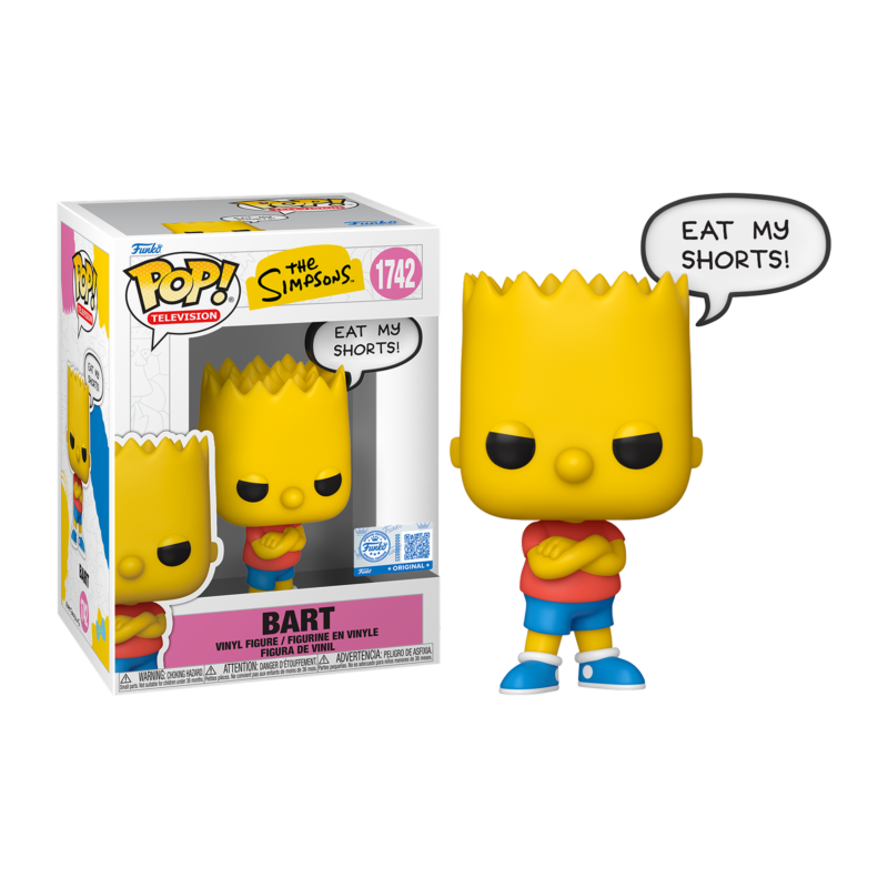 Funko POP Bart (Eat My Shorts) 1742  Los Simpsons