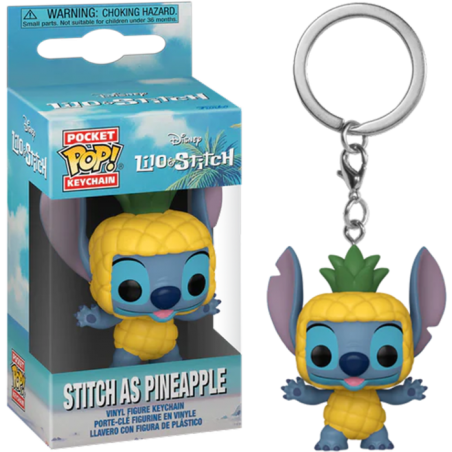 Funko Llavero Stitch Disfraz de Piña