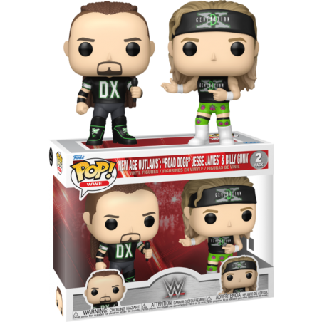 Funko POP Pack New Age Outlaws: "Road Dogg" Jesse James and Billy Gunn WWE