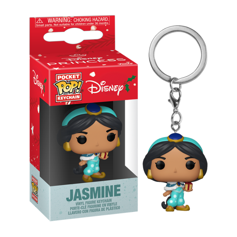 Llavero Pocket POP Jasmine Disney Navideño