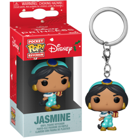 Llavero Pocket POP Jasmine Disney Navideño