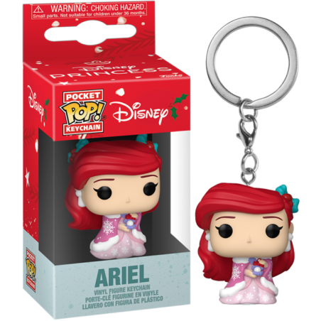 Llavero Pocket POP Ariel Disney Navideño