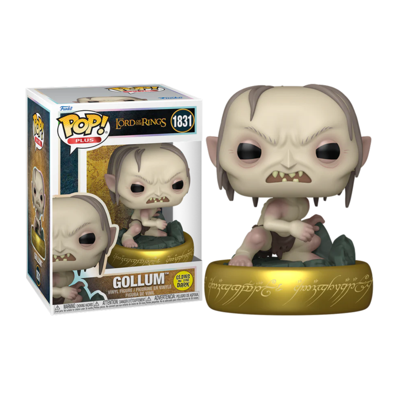 Funko POP Gollum 1831 Señor de los Anillos Glows in the Dark