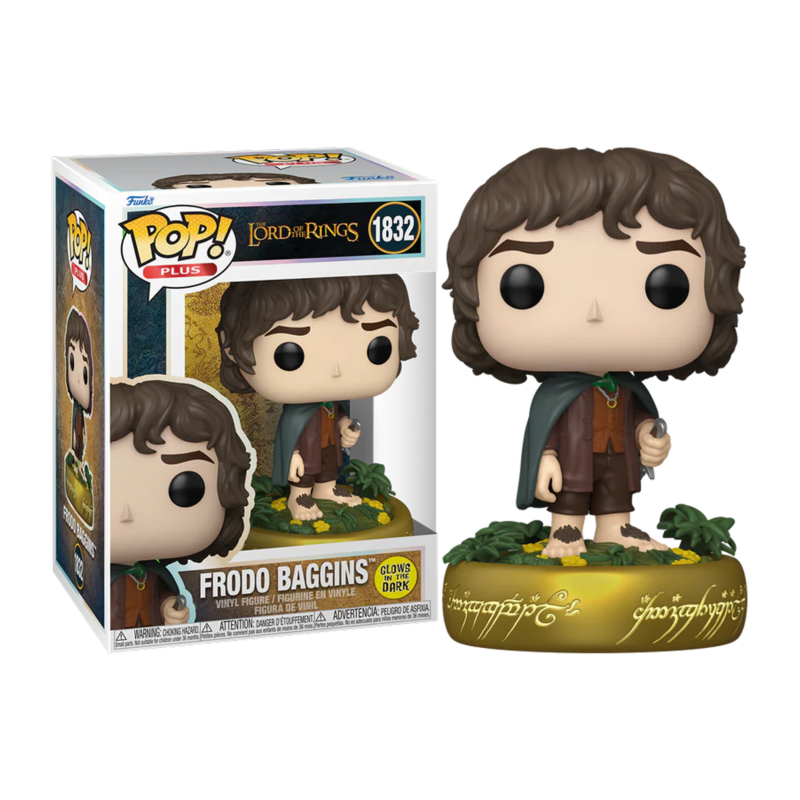 Funko POP Frodo Baggins 1832 Señor de los Anillos Glows in the Dark