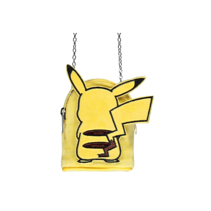 Microbolso Pokémon Pikachu de espaldas en 3D