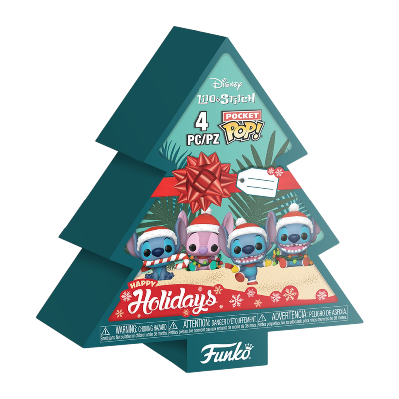 Funko Pocket Pop Lilo y Stitch de Arbol de Navidad