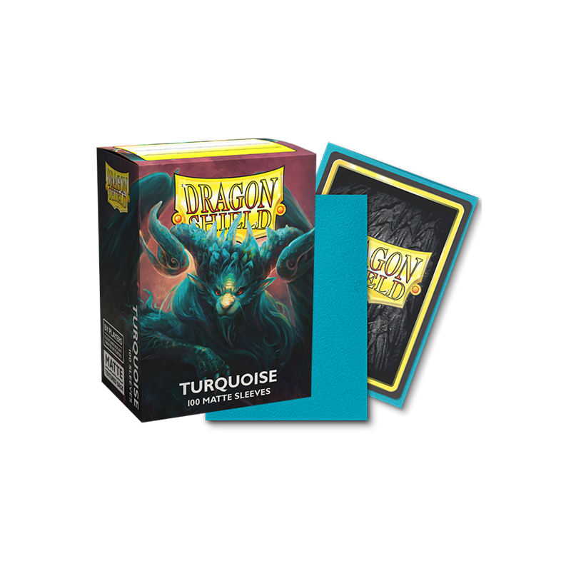 Fundas Standard Matte (100 unidades) Turquesa Dragon Shield
