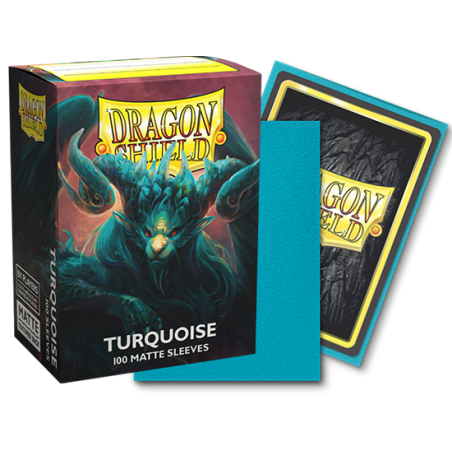 Fundas Standard Matte (100 unidades) Turquesa Dragon Shield