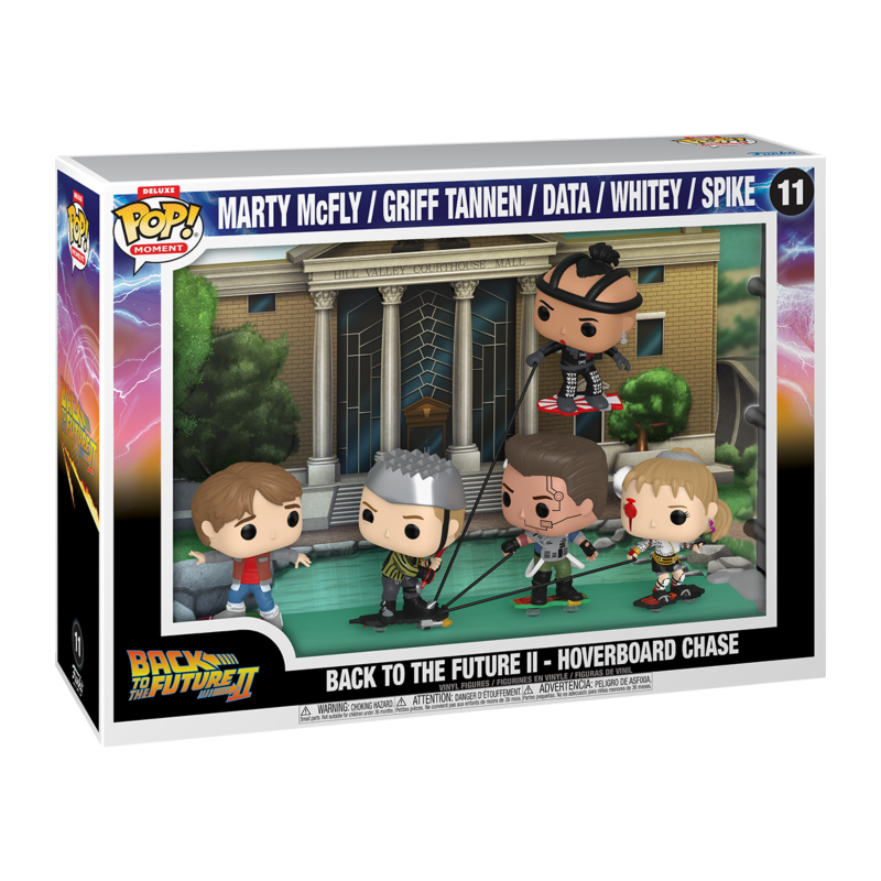 Funko POP Moments Escena de Persecución en Aerodeslizador Regreso al Futuro II