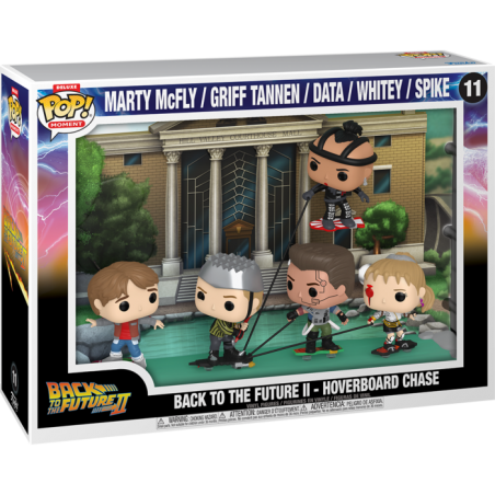 Funko POP Moments Escena de Persecución en Aerodeslizador Regreso al Futuro II