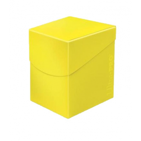 Caja de mazo Deck Box Eclipse 100 Amarillo Ultra Pro
