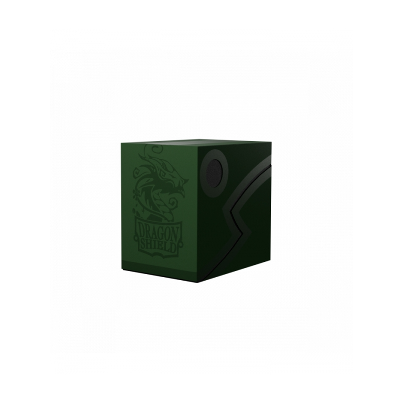 Caja de mazo Deck Box DS Double Shell Verde/Negro Dragon Shield