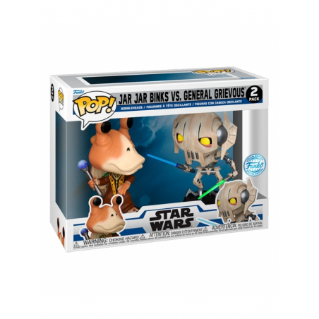 Funko POP Jar Jar Binks VS General Grievous 2 Pack