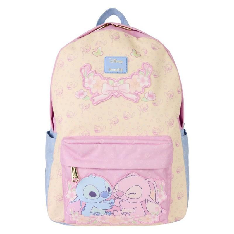Mochila de nylon Stitch & Angel Stitch Disney Loungefly 43cm