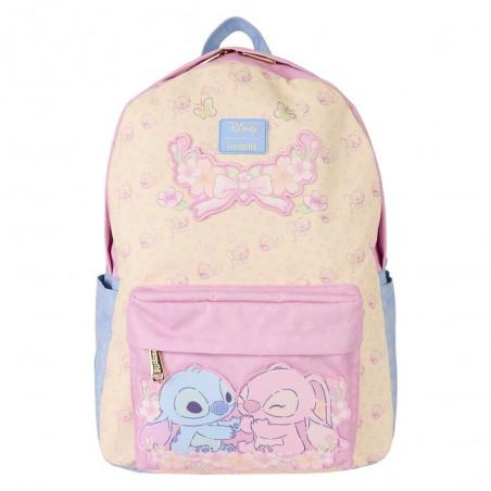 Mochila de nylon Stitch & Angel Stitch Disney Loungefly 43cm