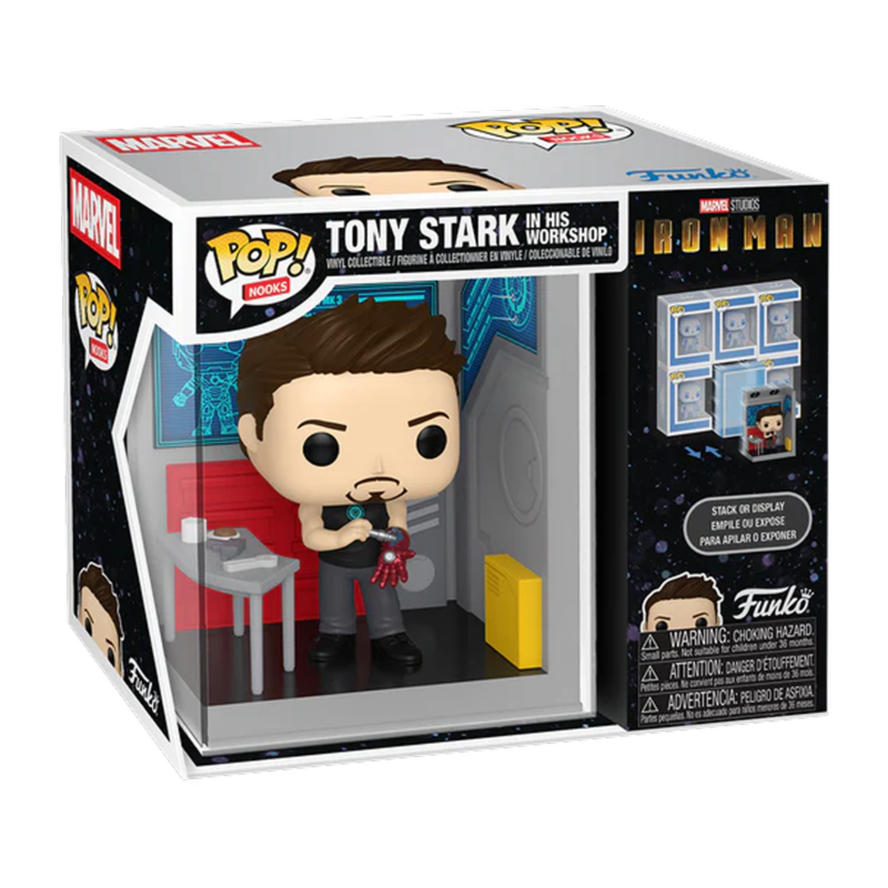 Funko Pop Nook Tony Stark en su Taller