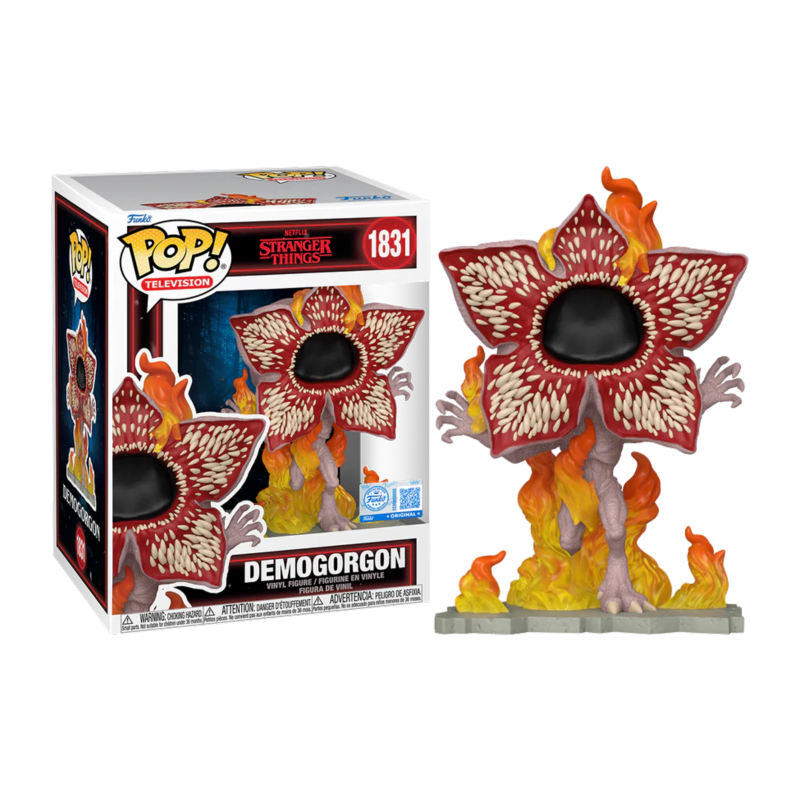 Funko Pop Demogorgon ardiendo 1832 Stranger Things