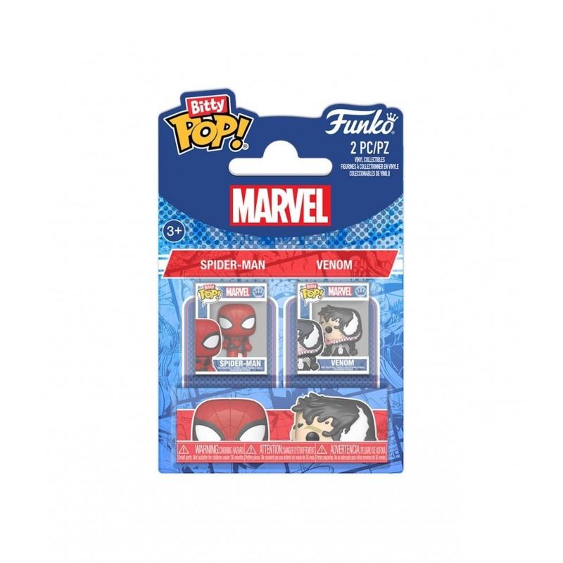 Funko Pop Bitty Pack Spider Man and Venom Marvel