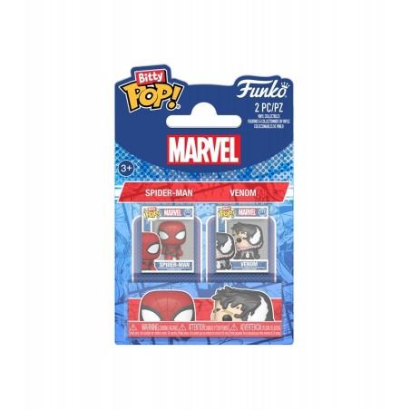 Funko Pop Bitty Pack Spider Man and Venom Marvel