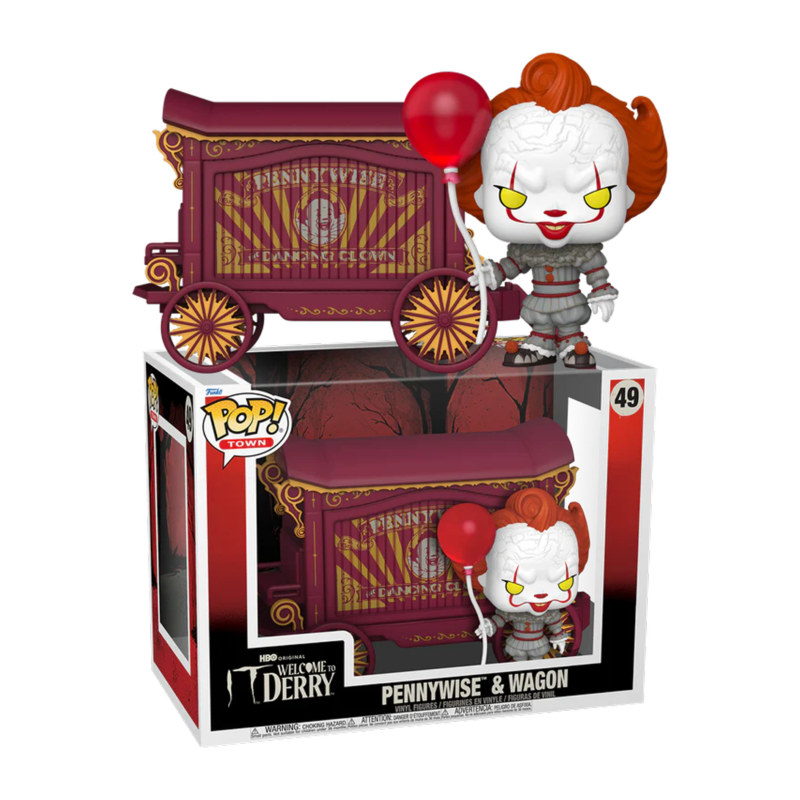 Funko POP Town Pennywise and Wagon Carreta 49  Welcome to Derry It