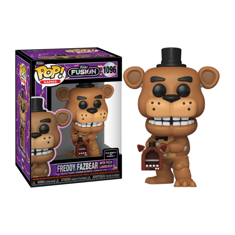 Funko POP Freddy Fazbear con el Pizza Launcher 1096 Five Nights at Freddy's