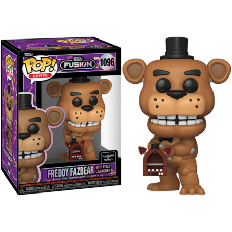 Funko POP Freddy Fazbear con el Pizza Launcher 1096 Five Nights at Freddy's