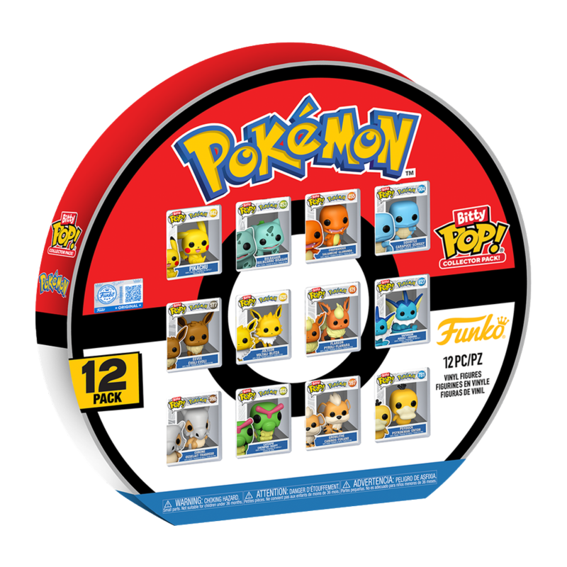 Funko Pop Bitty Pack 12 Pokémon Collector