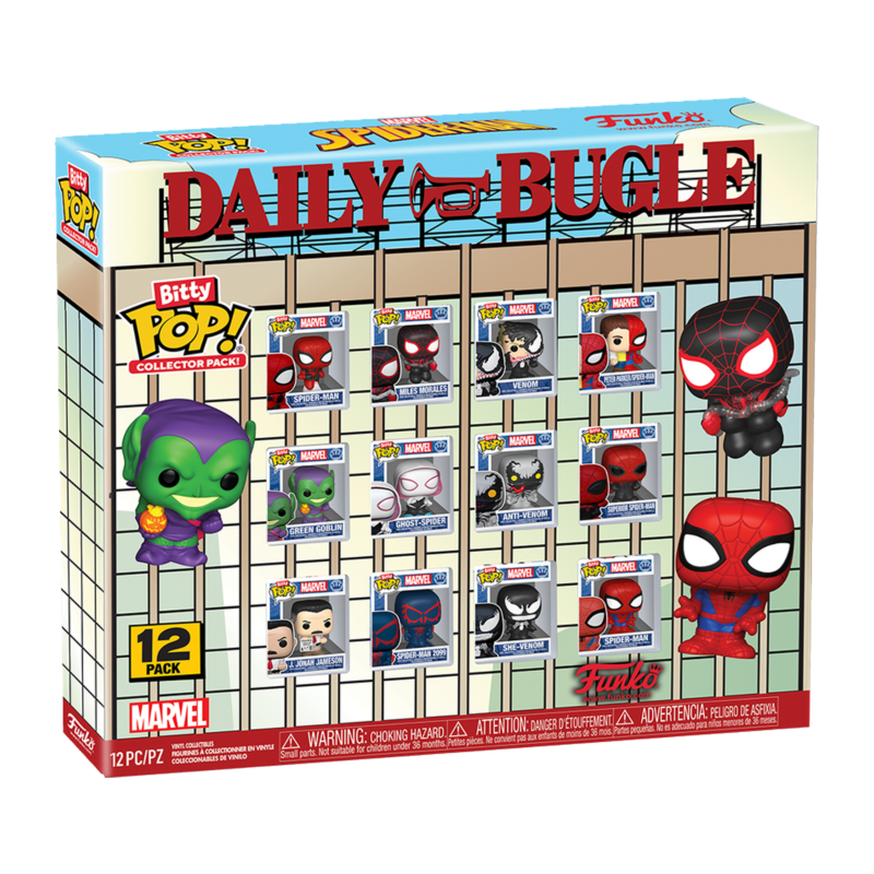 Funko Pop Bitty  Pack 12 Spider-Man Collector