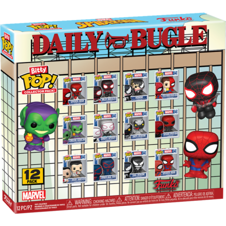 Funko Pop Bitty  Pack 12 Spider-Man Collector