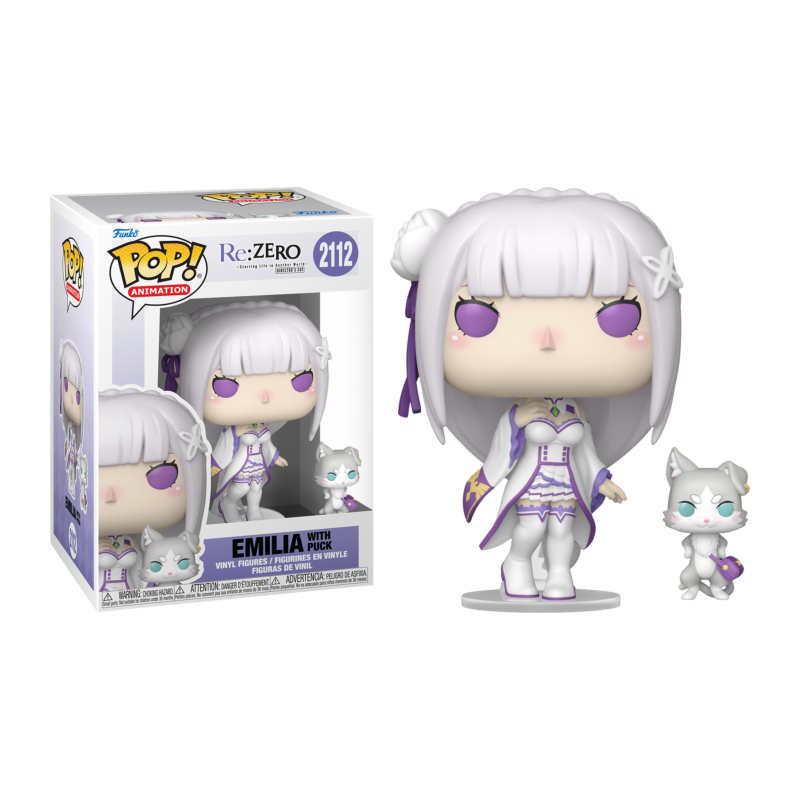 Funko POP Emilia With Puck 2111 Re Zero