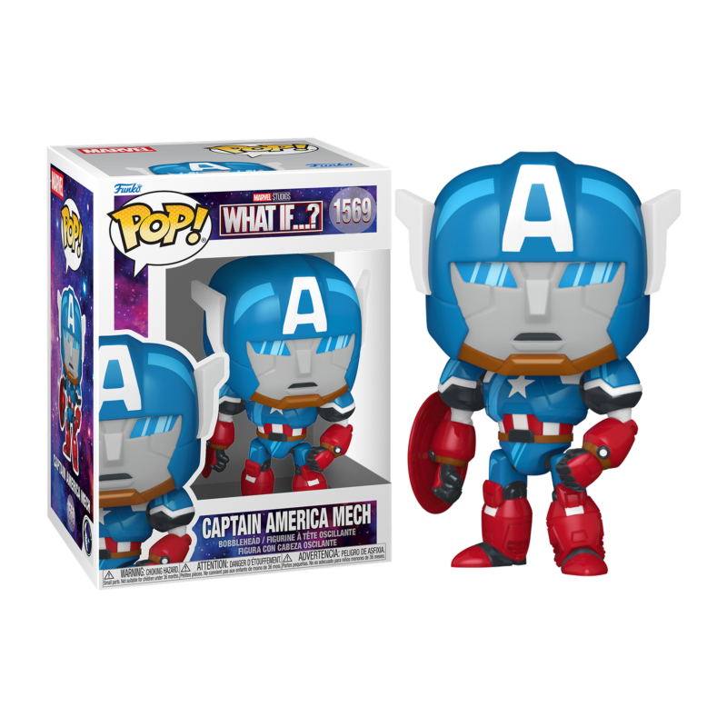 Funko POP Captain America Mech 1569 What if?