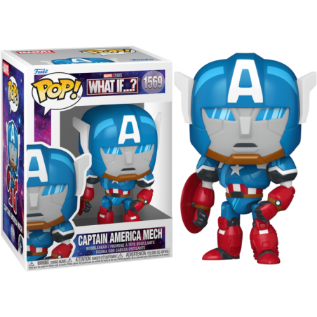 Funko POP Captain America Mech 1569 What if?