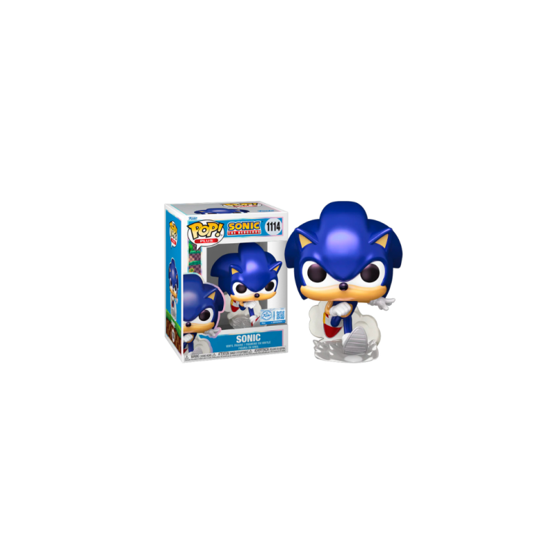 Funko POP Sonic 1114  Sonic El Erizo Plis Metalizado