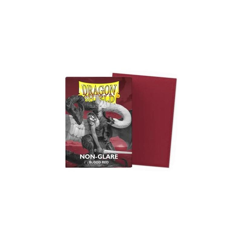 Fundas Standard Non-Glare Matte (100 unidades) Rojo Dragon Shield