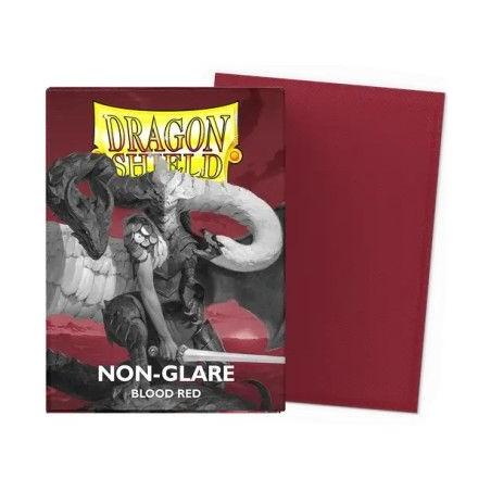 Fundas Standard Non-Glare Matte (100 unidades) Rojo Dragon Shield