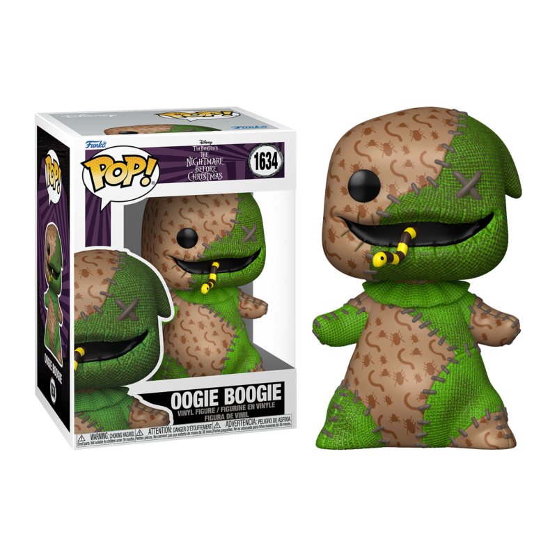 Funko Pop Patchwork Oogie Boogie 1634 Pesadilla Antes de Navidad