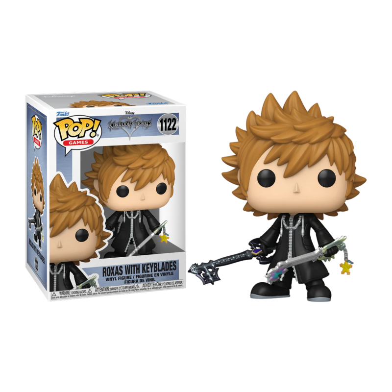 Funko Pop Roxas con las Llave Espadas 1122 Kingdom Hearts