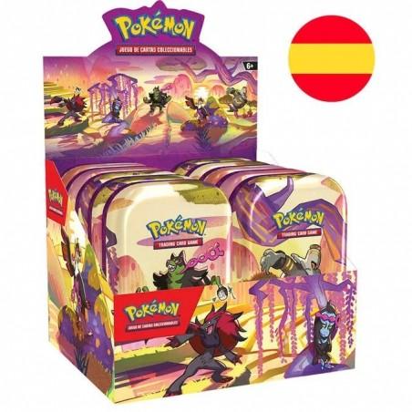 Mini lata juego cartas coleccionables SV6 Pokemon español
