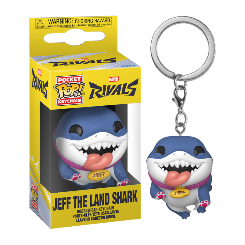 Llavero Funko Pocket POP Jeff el Tiburon Terrestre