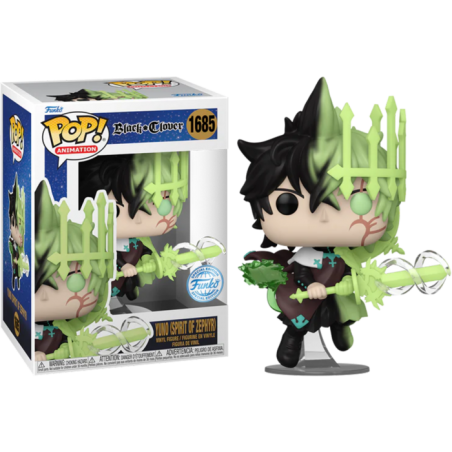 Funko POP Yuno Spirit Of Zephyr 1685 Black Clover