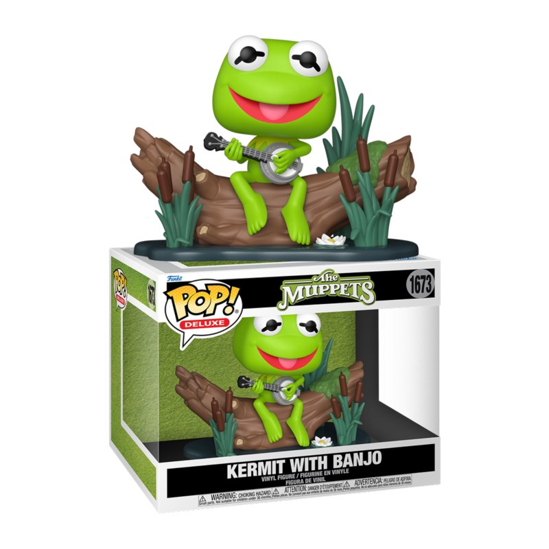 Funko POP Deluxe Rana Gustavo con Banjo 1673 Teleñecos