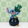 Enesco Disney Showcase Figura dorada de Lilo and Stitch para el Día de San Patricio 15 cm