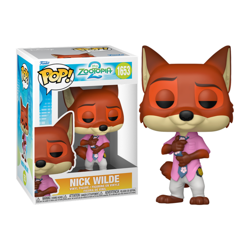 Funko POP Nick Wilde 1653 Zootrópolis 2