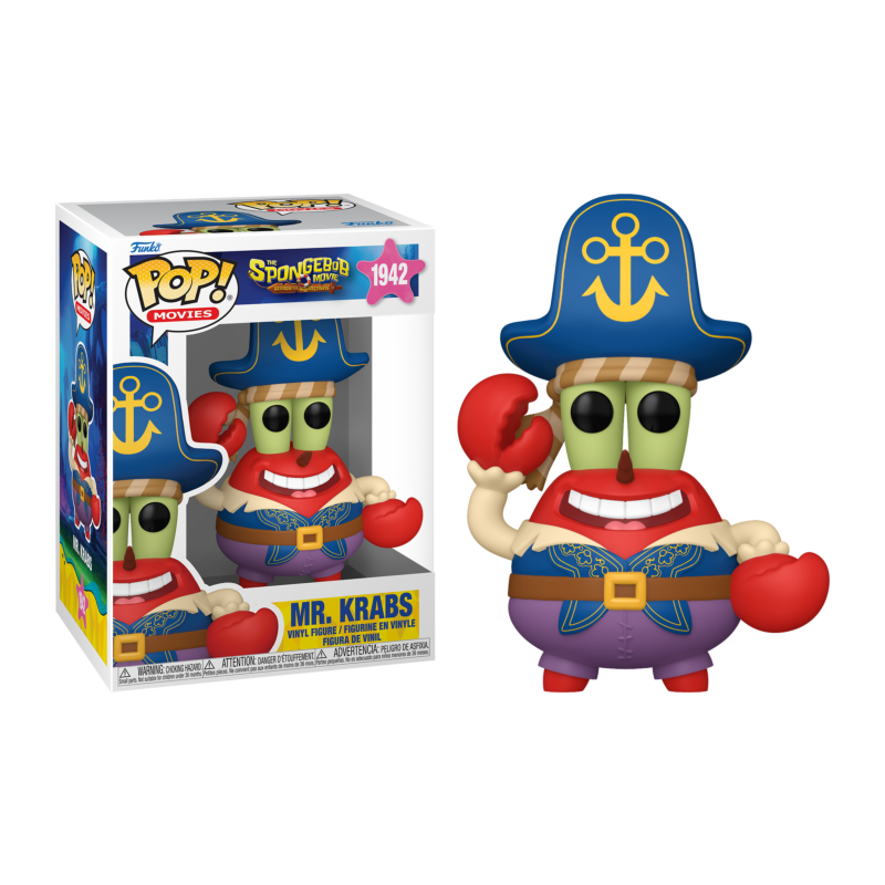 Funko POP El Señor Cangrejo Pirata 1942 Bob Esponja