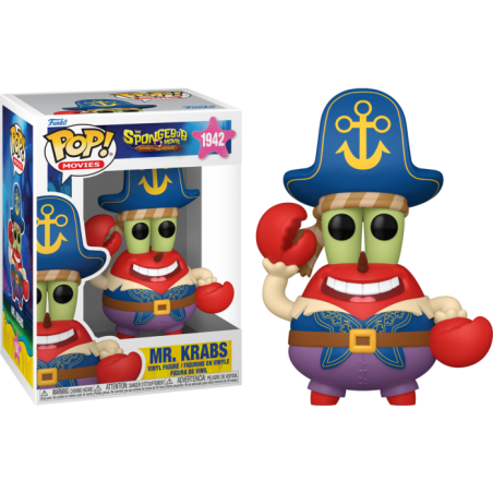 Funko POP El Señor Cangrejo Pirata 1942 Bob Esponja