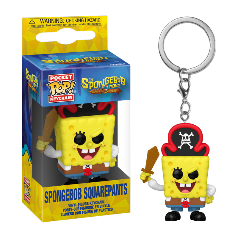 Funko POP Llavero Bob Esponja Pirata