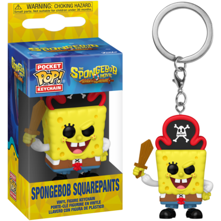 Funko POP Llavero Bob Esponja Pirata